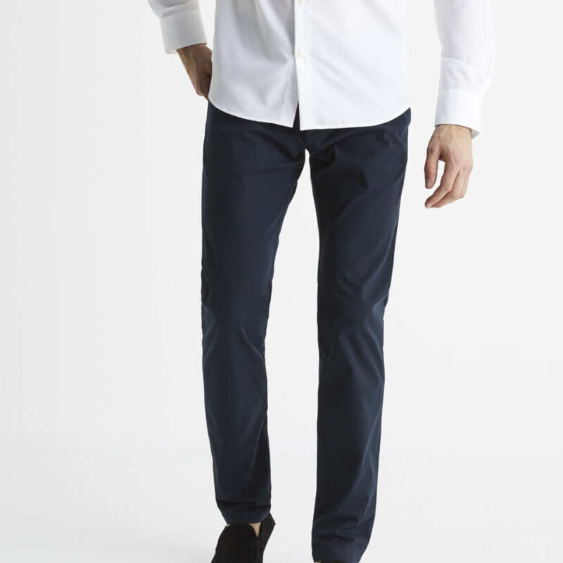 pantalon chino slim twill stretch navy navy 1090885 3 product